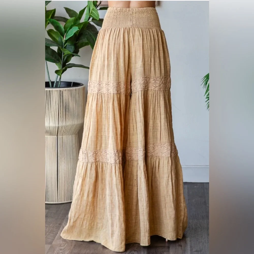 Oli & Hali Tiered Wide-Leg Pants - Picture 4 of 6